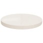 Piano Tavolo Bianco Ø30x2,5 cm in Legno Massello di Pino Piano Tavolo Bianco Ø30x2,5 cm in Legno Massello di Pino
