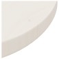 Piano Tavolo Bianco Ø30x2,5 cm in Legno Massello di Pino Piano Tavolo Bianco Ø30x2,5 cm in Legno Massello di Pino