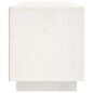 Mobile Porta TV Bianco 80x35x40,5 cm in Legno Massello di Pino Mobile Porta TV Bianco 80x35x40,5 cm in Legno Massello di Pino