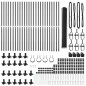 Recinzione esagonale vidaXL Grigio 1.2x50 m Acciaio Recinzione esagonale vidaXL Grigio 1.2x50 m Acciaio