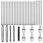 Recinzione esagonale vidaXL Grigio 1.2x50 m Acciaio Recinzione esagonale vidaXL Grigio 1.2x50 m Acciaio