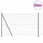 Recinzione Esagonale vidaXL Grigia 1.6x50 m Acciaio Recinzione Esagonale vidaXL Grigia 1.6x50 m Acciaio