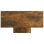 Tavolino da Salotto Rovere Fumo 85x55x31cm in Legno Multistrato