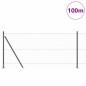 Recinzione Esagonale vidaXL Grigio 0.8x100 m Acciaio Recinzione Esagonale vidaXL Grigio 0.8x100 m Acciaio