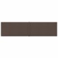 Pannelli Murali 12 pz Tortora 60x15 cm Tessuto 1,08 m² Pannelli Murali 12 pz Tortora 60x15 cm Tessuto 1,08 m²
