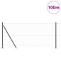 vidaXL Recinzione Esagonale Grigia 0.8x100 m Acciaio vidaXL Recinzione Esagonale Grigia 0.8x100 m Acciaio