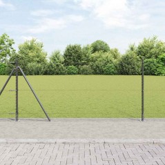 Recinzione Esagonale vidaXL Grigia 1x100 m Acciaio