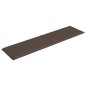Pannelli Murali 12 pz Tortora 60x15 cm Tessuto 1,08 m² Pannelli Murali 12 pz Tortora 60x15 cm Tessuto 1,08 m²