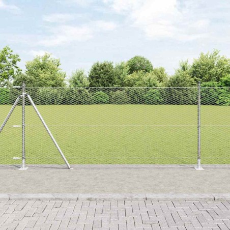 Recinto Esagonale vidaXL 1x10 m Acciaio Galvanizzato