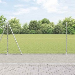 Recinzione esagonale vidaXL 1.2x10 m Acciaio Zincato