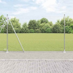 Recinzione Esagonale vidaXL 1,5x10 m Acciaio Zincato