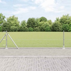 Recinzione Esagonale vidaXL 0.4x25 m in Acciaio Zincato