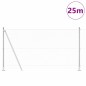 vidaXL Set di Recinzione Acciaio zincato 25 x 1.2 m Acciaio zincato vidaXL Set di Recinzione Acciaio zincato 25 x 1.2 m Acciaio zincato