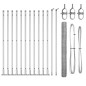 Recinzione Esagonale vidaXL 1.4x25 m Acciaio Zincato Recinzione Esagonale vidaXL 1.4x25 m Acciaio Zincato