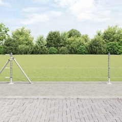 Recinzione esagonale vidaXL 0,6x50 m in Acciaio Zincato