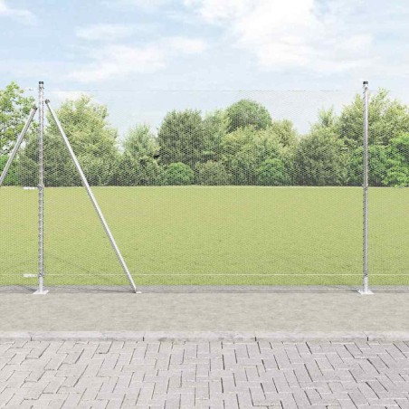 Recinzione Esagonale vidaXL 1.4x50 m in Acciaio Zincato