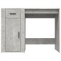 Scrivania Grigio Cemento 100x49x75 cm in Legno Multistrato