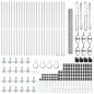 Recinto Esagonale vidaXL 1.6x50 m Acciaio Zincato Recinto Esagonale vidaXL 1.6x50 m Acciaio Zincato