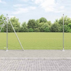 Recinzione Esagonale vidaXL 1.6 x 50 m in Acciaio Zincato