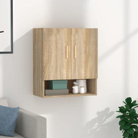 Armadietto a Muro Rovere Sonoma 60x31x70 cm Legno Multistrato