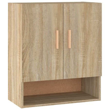 Armadietto a Muro Rovere Sonoma 60x31x70 cm Legno Multistrato