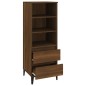 Credenza Rovere Marrone 40x36x110 cm in Legno Multistrato Credenza Rovere Marrone 40x36x110 cm in Legno Multistrato