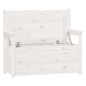 Panca Bianca 112,5x51,5x96,5 cm in Legno Massello di Pino Panca Bianca 112,5x51,5x96,5 cm in Legno Massello di Pino