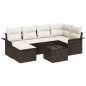 vidaXL Set da Giardino da 6 Pezzi con Cuscini Grigi in Rattan Sintetico vidaXL Set da Giardino da 6 Pezzi con Cuscini Grigi in Rattan Sintetico