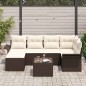 vidaXL Set da Giardino da 6 Pezzi con Cuscini Grigi in Rattan Sintetico vidaXL Set da Giardino da 6 Pezzi con Cuscini Grigi in Rattan Sintetico