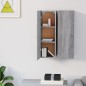 Mobili TV 2 pz Grigio Sonoma 30,5x30x90 cm in Legno Multistrato Mobili TV 2 pz Grigio Sonoma 30,5x30x90 cm in Legno Multistrato