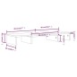vidaXL Supporto per Monitor 80x24x10,5 cm in Legno Massello di Pino vidaXL Supporto per Monitor 80x24x10,5 cm in Legno Massello di Pino