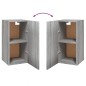 Set di Mobili Porta TV 7 pz Grigio Sonoma in Legno Multistrato Set di Mobili Porta TV 7 pz Grigio Sonoma in Legno Multistrato