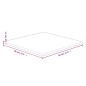 vidaXL Piano Tavolo Quadrato Marrone Scuro 80x80x1,5cm Rovere Trattato