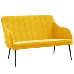 Panca Gialla 110x76x80 cm in Velluto