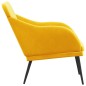 Panca Gialla 110x76x80 cm in Velluto Panca Gialla 110x76x80 cm in Velluto