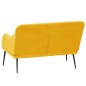Panca Gialla 110x76x80 cm in Velluto Panca Gialla 110x76x80 cm in Velluto