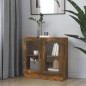 Mobile Vetrina Rovere Fumo 82,5x30,5x80 cm Legno Multistrato Mobile Vetrina Rovere Fumo 82,5x30,5x80 cm Legno Multistrato