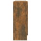 Mobile Vetrina Rovere Fumo 82,5x30,5x80 cm Legno Multistrato Mobile Vetrina Rovere Fumo 82,5x30,5x80 cm Legno Multistrato