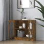 Mobile Vetrina Rovere Fumo 82,5x30,5x80 cm Legno Multistrato Mobile Vetrina Rovere Fumo 82,5x30,5x80 cm Legno Multistrato