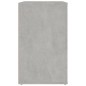 Comodino Grigio Cemento 50x36x60 cm in Legno Multistrato Comodino Grigio Cemento 50x36x60 cm in Legno Multistrato