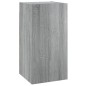 Mobili TV 2 pz Grigio Sonoma 30,5x30x60 cm in Legno Multistrato Mobili TV 2 pz Grigio Sonoma 30,5x30x60 cm in Legno Multistrato