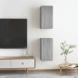 Mobili TV 2 pz Grigio Sonoma 30,5x30x60 cm in Legno Multistrato Mobili TV 2 pz Grigio Sonoma 30,5x30x60 cm in Legno Multistrato