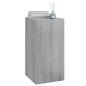 Mobili TV 2 pz Grigio Sonoma 30,5x30x60 cm in Legno Multistrato Mobili TV 2 pz Grigio Sonoma 30,5x30x60 cm in Legno Multistrato