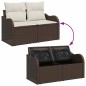 vidaXL Set Giardino 8 Pezzi con Cuscini Grigi in Rattan