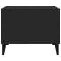 Tavolino da Salotto Nero 60x50x40 cm in Legno Multistrato Tavolino da Salotto Nero 60x50x40 cm in Legno Multistrato