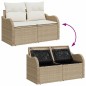 vidaXL Set Divani da Giardino 10 Pezzi con Cuscini in Rattan Sintetico Marrone vidaXL Set Divani da Giardino 10 Pezzi con Cuscini in Rattan Sintetico Marrone