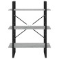 Libreria Grigio Sonoma 80x30x105 cm in Legno Multistrato