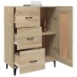 Credenza Rovere Sonoma 69,5x34x90 cm in Legno Multistrato Credenza Rovere Sonoma 69,5x34x90 cm in Legno Multistrato