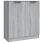 Credenze 3 pz Grigio Sonoma in Legno Multistrato Credenze 3 pz Grigio Sonoma in Legno Multistrato