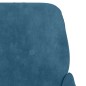 Panca Blu 108x79x79 cm in Velluto Panca Blu 108x79x79 cm in Velluto